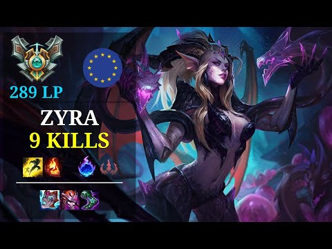 Zyra Support vs Thresh - 9 kills - Acoressa EUW Grandmaster (289 LP) Patch 11.5