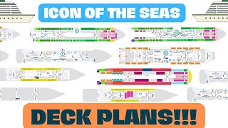 ICON of the SEAS Deck Plans!! Join us as we dive into Icon's deck plans deck by deck!