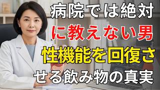 【男性の健康】ED改善は飲み物で変わる？医師が語る血管を守る飲料習慣🩺