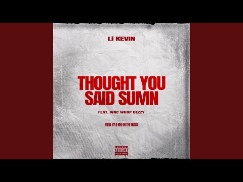 Thought You Said Sumn