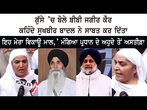 ਗੁੱਸੇ ’ਚ ਬੋਲੇ Bibi Jagir Kaur - ਕਹਿੰਦੇ Sukhbir Badal ਨੇ ਸਾਬਤ ਕਰ ਦਿੱਤਾ - ਇਹ ਮੇਰਾ ਵਿਕਾਊ ਮਾਲ