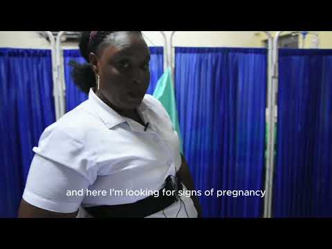 Abdominal Examination by Tutor Nakijoba Robinah