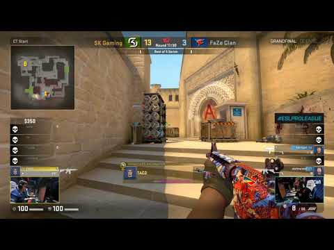 TACO 1V2 CLUTCH - SK VS FAZE - ESL PRO LEAGUE SEASON 6 GRAND FINAL