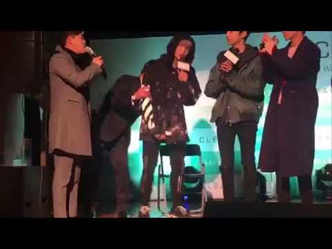 [FANCAM] 171206 Wanna One Kang Daniel apologized for being sick @ Clean Fansign SEOUL