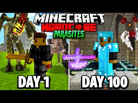 Cxlvxn - I Spent 100 Days in PARASITE OUTBREAK Hardcore Minecraft.. Here's What Happened