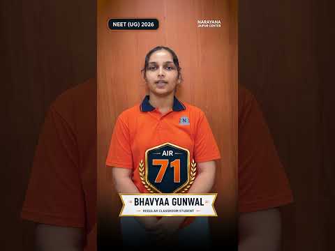 Bhavyaa Gunwal (AIR 71) NEET 2026 & IBO ’26 Gold Medalist