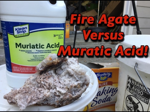 Fire Agate Versus Muriatic Acid!