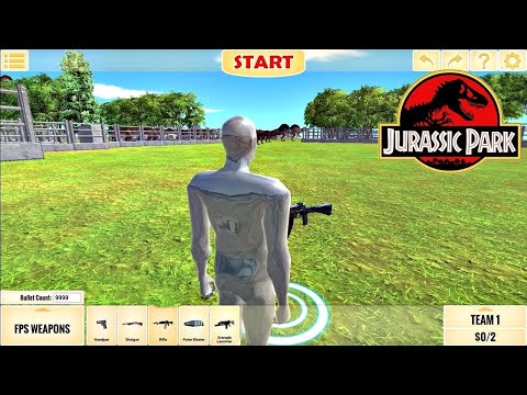 FPS Avatar VS 150 Carnivore Dinosaurs . Animal Revolt Battle Simulator