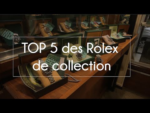 Spécial investissement : le TOP 5 des Rolex de collection !