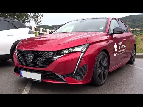 2023 Peugeot 308 GT Pack Plug-in Hybrid 225 HP - Interior, Exterior, Walkaround - Sofia Test Drive