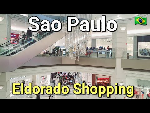 São Paulo - Brasil | Caminhando dentro do Eldorado Shopping [4K]🇧🇷🛍 🎬→
