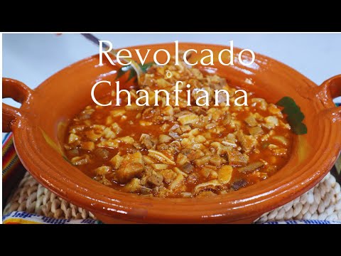 HOY PREPARE REVOLCADO Ò CHANFIANA  PARA MI FAMILIA CASI NO ENCONTRE VISERAS  EN EL SUPERMERCADO.