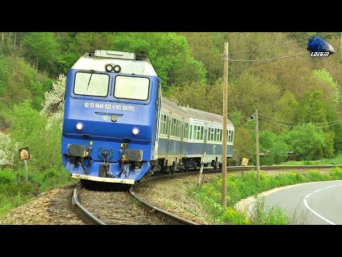 Trenul R3075 Cluj Napoca-Oradea Train în Defileul Crisului Repede Canyon - 06 May 2022