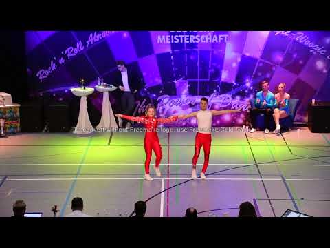 Franziska Schmidt - Jan Wimmer, DM 19, Rock´n´Roll, Finale, B-Klasse, Akrobatik