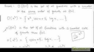 Little-Oh notation : Definition and examples