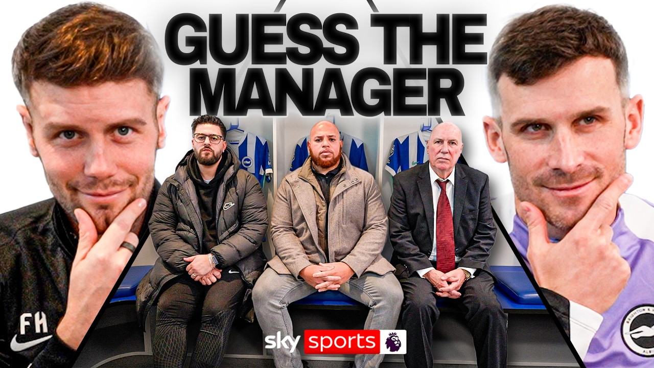 GUESS THE MANAGER with Brighton's Fabian Hürzeler & Pascal Groß | Pick The Pro
