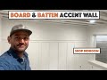 Livable Shop: Board & Batten Accent Wall, Window Casing, Paint DONE!!! Spring Break in Arizona...