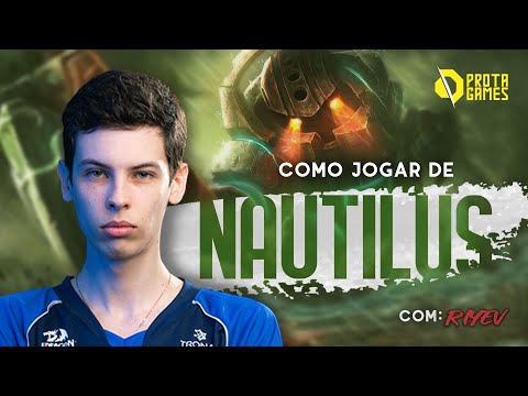 COMO JOGAR DE NAUTILUS - TUTORIAL DE RUNAS, BUILDS, OBJETIVOS E POSICIONAMENTO - COM RIYEV