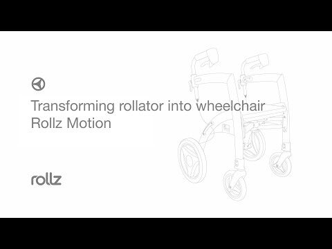 Rollz Motion - Transforming rollator into wheelchair