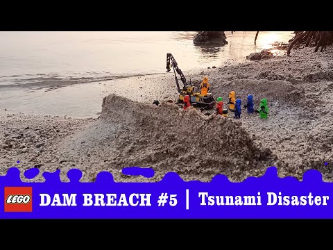 Lego Dam Breach #5 - Tsunami Disaster