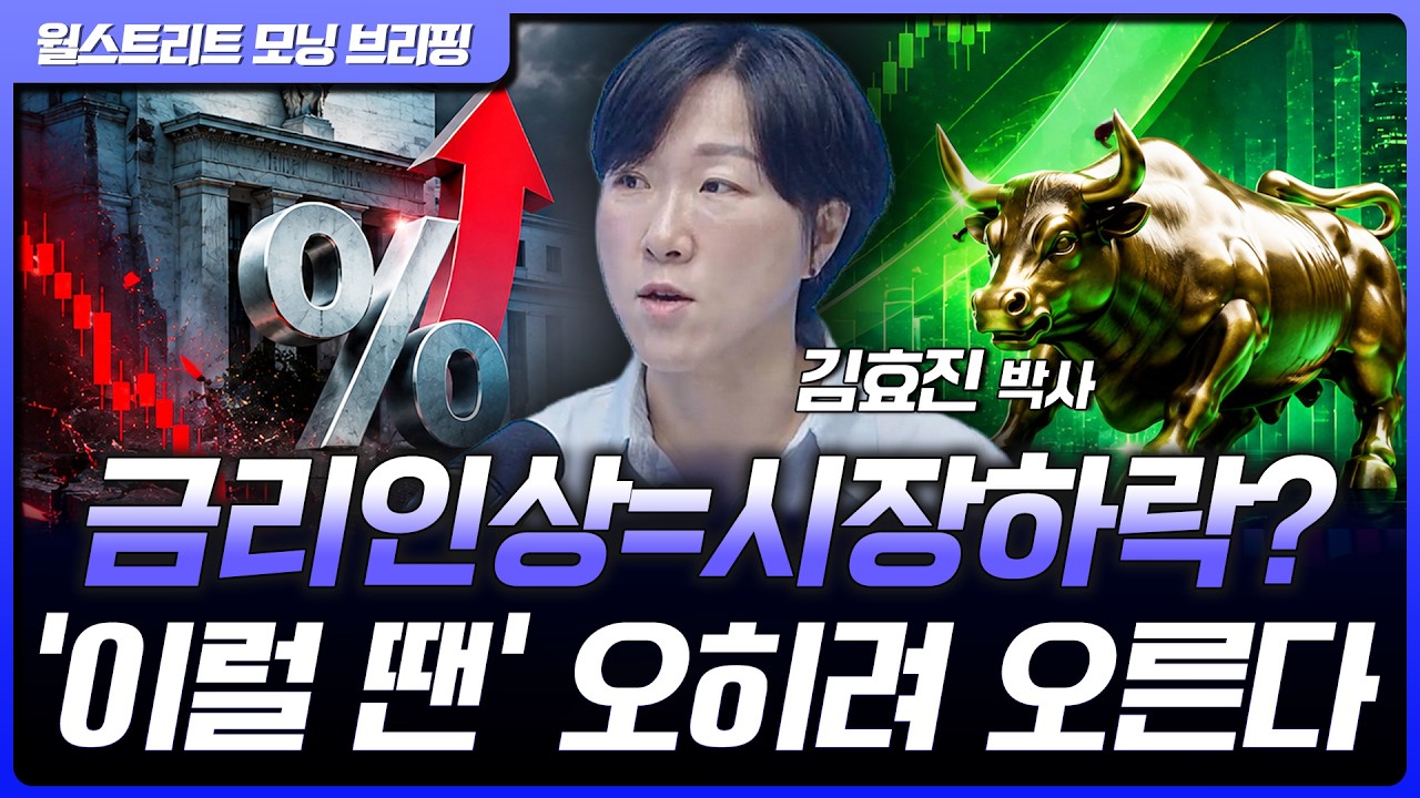 금리인상은 무조건 시장에 악재일까? 이런 경로의 인상은 오히려 낫다 | 신영증권 김효진 박사 [글로벌 인
