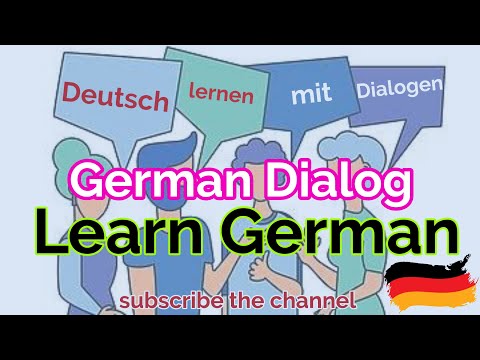 Deutsch lernen mit Dialogen | German Dialog for A1 A2 B1 B2
