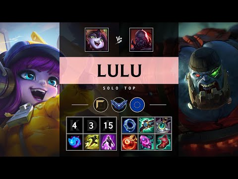 Lulu Top vs Sion - EUW Diamond Patch 25.17