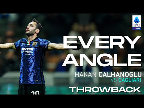 Calhanoglu’s rocket against Cagliari | Throwback | Every Angle | Inter-Cagliari | Serie A 2021/22