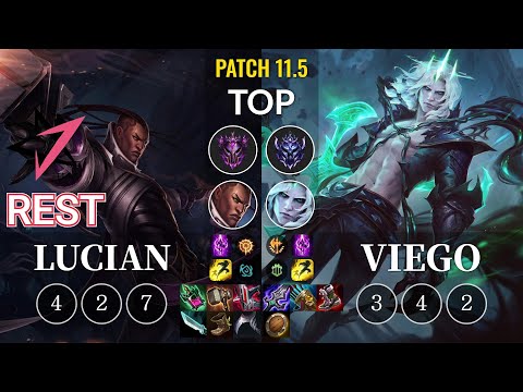 JT Rest Lucian vs Viego Top - KR Patch 11.5