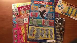 Uk Lottery Scratchcards Monopoly Train Win