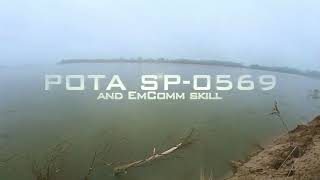 Parks on the Air SP-0569 and EmComm skill. Poland. Winter 2022.