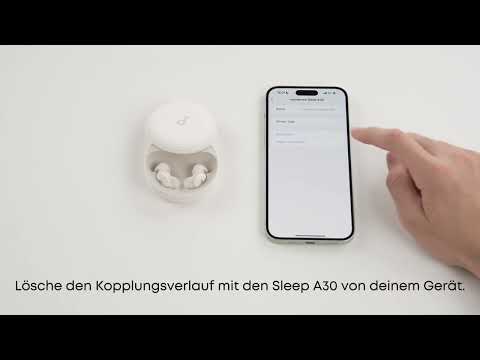 So koppelst du die Sleep A30 neu oder setzt sie zurück.