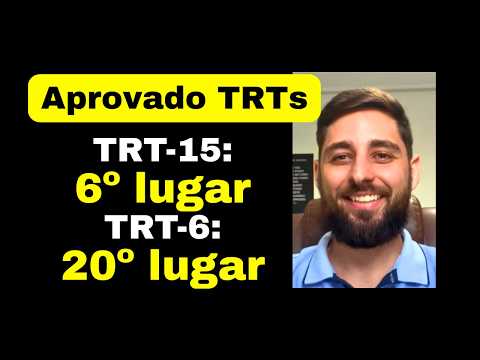 Papo com Rafael Marinho, aprovado no TRT-6 (PE), TRT-7 (CE) e TRT-15 (Campinas/SP)