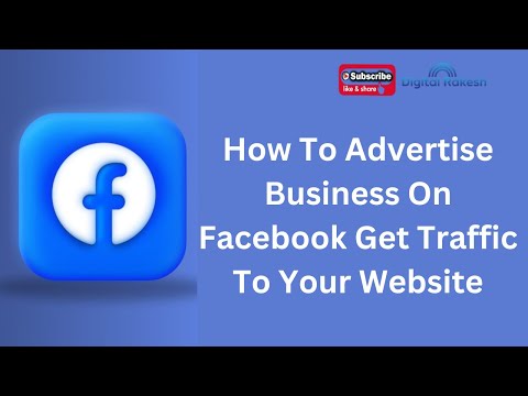 How to advertise business on facebook Get Traffic to your website