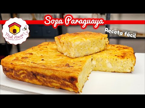 Sopa PARAGUAYA de lo más rico y fácil