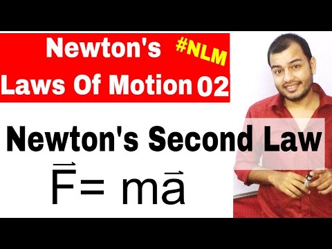 Class 11 Chap 5 || Laws Of Motion 02 || Newton's Second Law Of Motion || NLM IIT JEE NEET NCERT