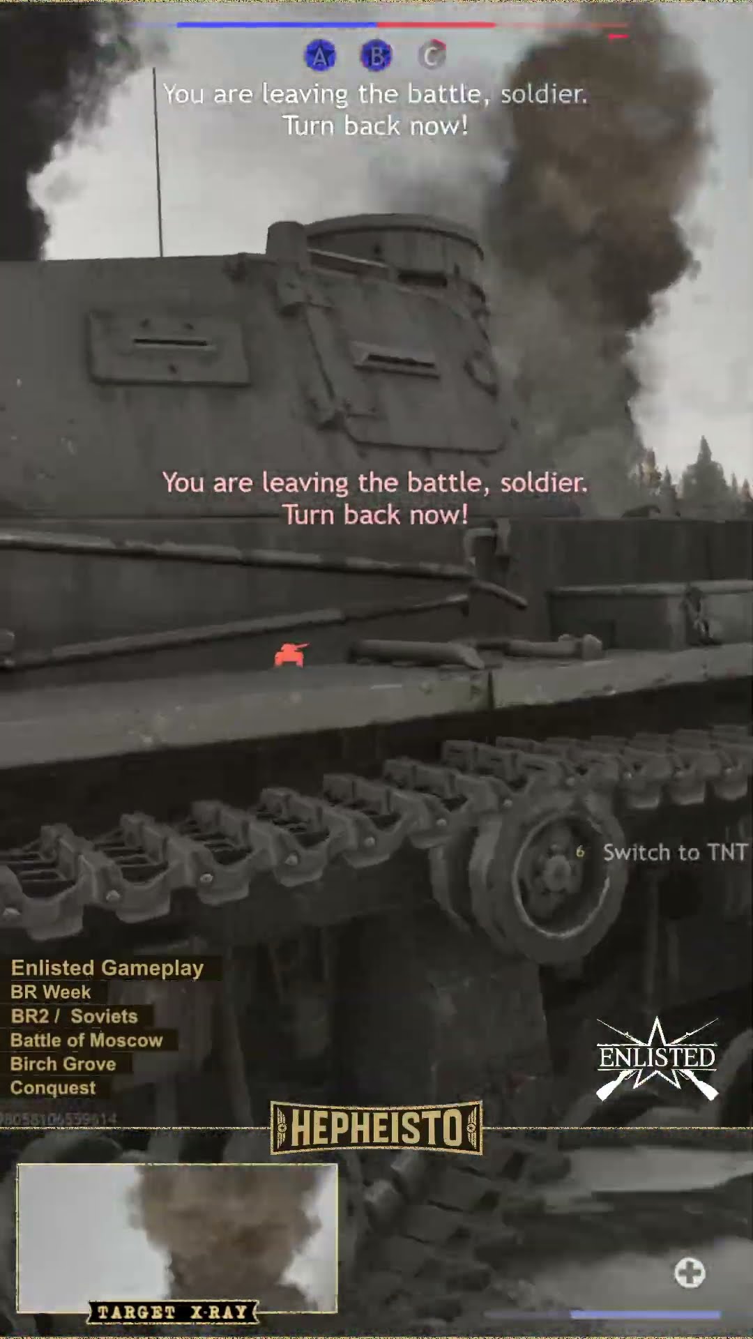 Paratrooper eliminates Panzer III B with TNT Charge