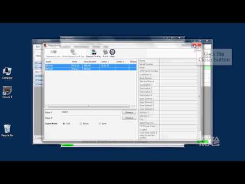 Cencon 5 Software Operation - Shelve Lock