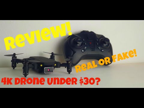 YLR/C Foldable 4k Mini Drone | Unboxing & Flight Only | Under $30