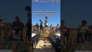 Viral Video at Mango Deck in Cabo #shorts #travel #cabo #competition #bodybuilder #challenge