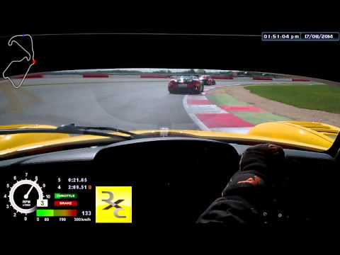 Chris Hall driving Radical RXC in GT Cup Race Silverstone GP Aug 17 2014