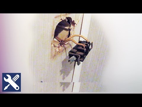 ✅ Замена и установка розетки в пластиковых панелях ( ПВХ ) / Мелкий ремонт