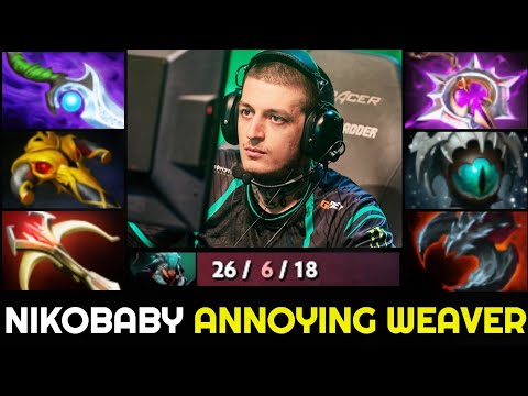 NIKOBABY Carry the Game with Super Annoying Weaver 7.27 Dota 2