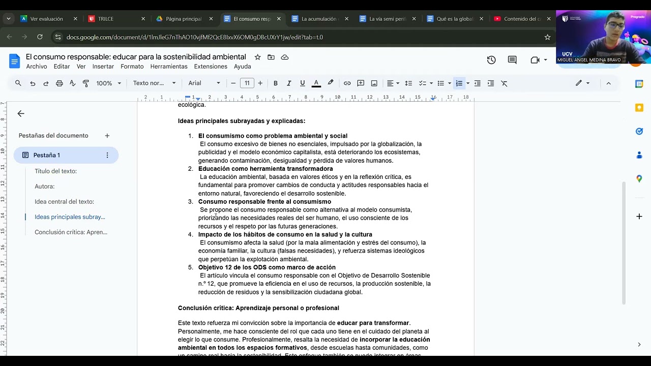 El consumo responsable: educar para la sostenibilidad ambiental