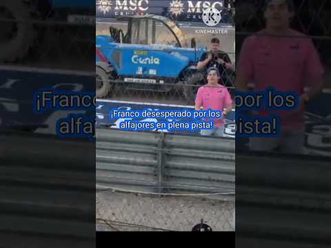 ¡Franco Colapinto desesperado por los ALFAJORES en la pista! 🇦🇷🍫 #F1 #Shorts