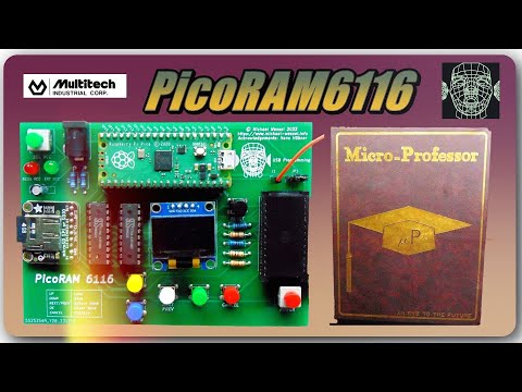 PicoRam6116 - Alte Hardware neu gedacht - Micro Professor trifft moderne Technik