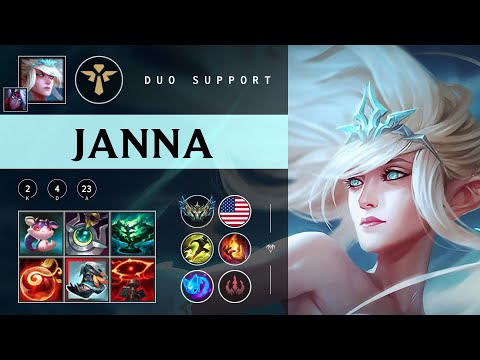 Janna Support vs Braum - NA Challenger Patch 25.22