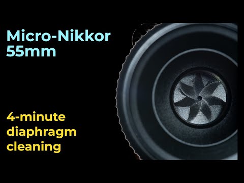 Micro-Nikkor 55mm : 4-minute oily aperture fix