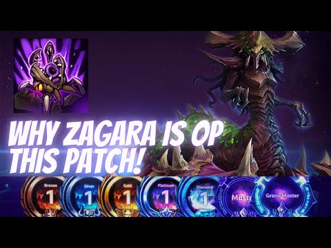 Zagara Nydus - WHY ZAGARA IS OP THIS PATCH! - B2GM Season 6(Gold 1)