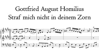 Homilius - Straf mich nicht in deinem Zorn - Metzler organ, Poblet, Hauptwerk